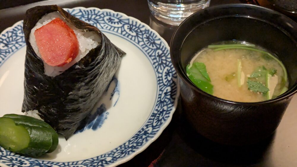 溜池なかむらのお味噌汁