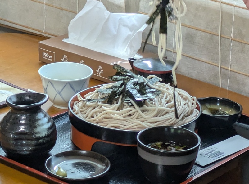 夢乃風のざるそば大盛り