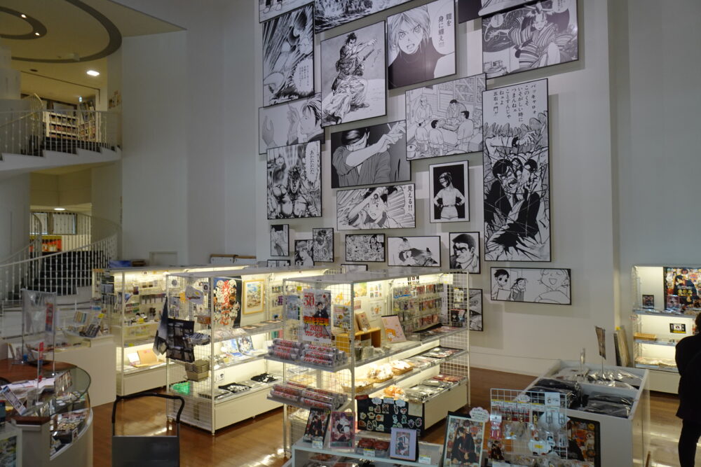 横手市増田まんが美術館のフロア