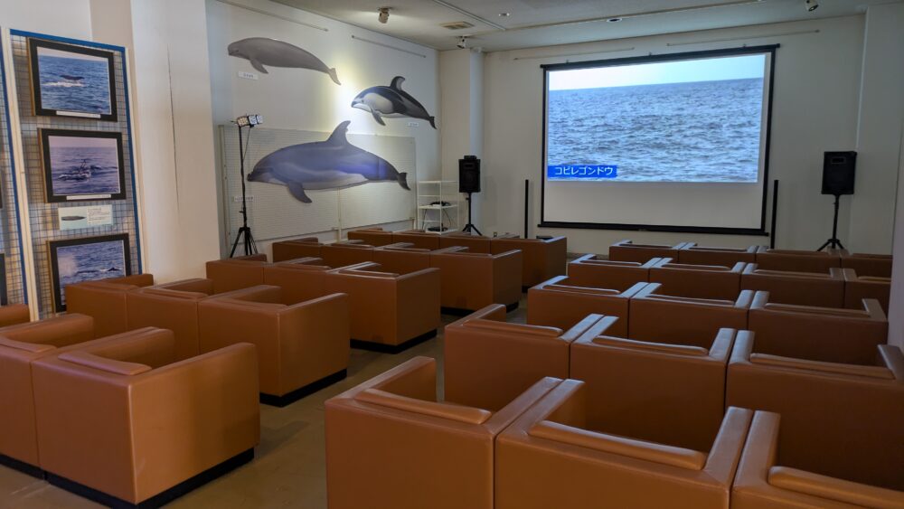 地球の丸く見える丘展望館のシアタールーム