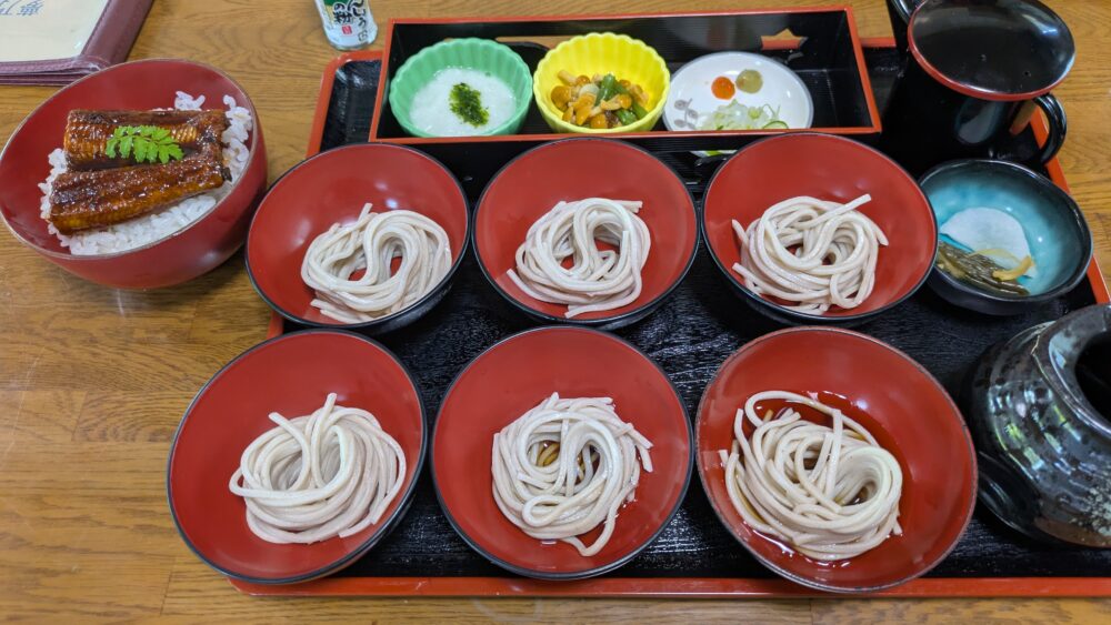 夢乃風の夢御膳うなぎバージョン
