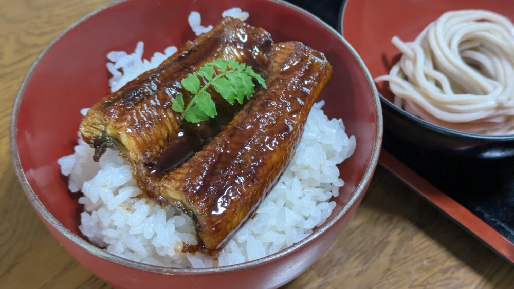 夢乃風の夢御膳うなぎバージョンのうな丼