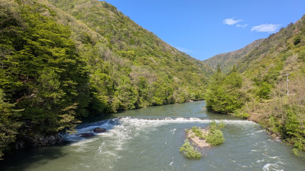 神の岩橋からの眺望