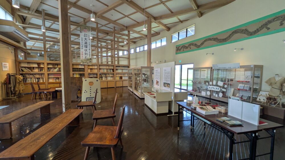 大湯環状列石のストーンサークル館の展示