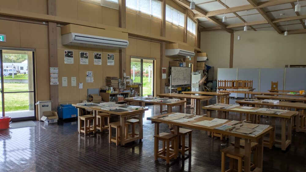 大湯環状列石のストーンサークル館の内部