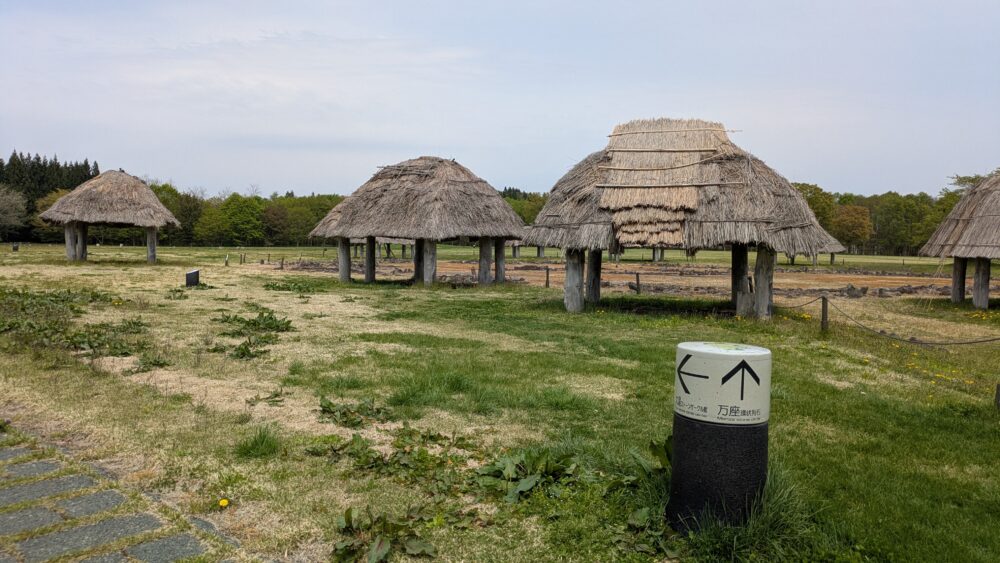 大湯環状列石の復元遺跡