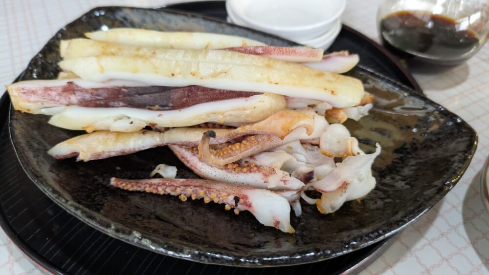 いかやき磯舟の焼きイカ