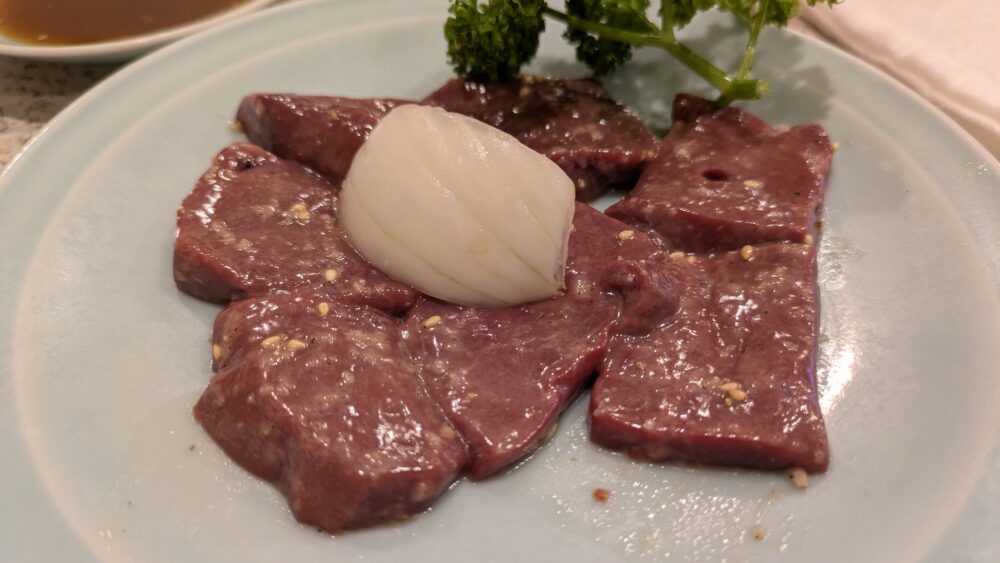 照月苑のレバー