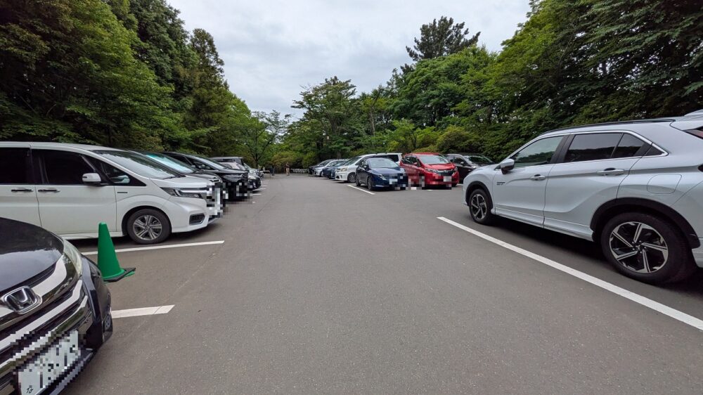 清水公園の第3駐車場の最寄りスペース