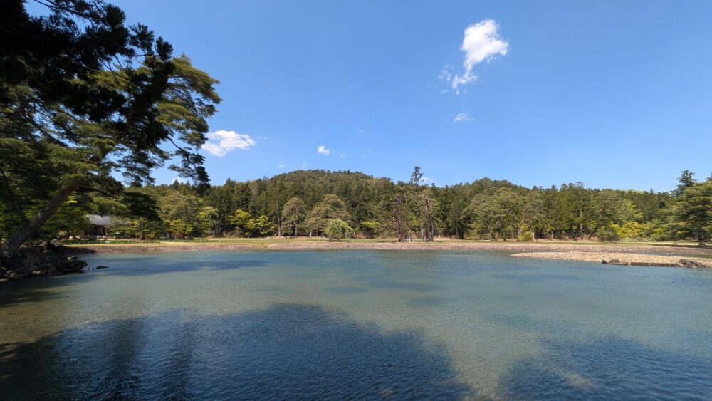 毛越寺の庭園