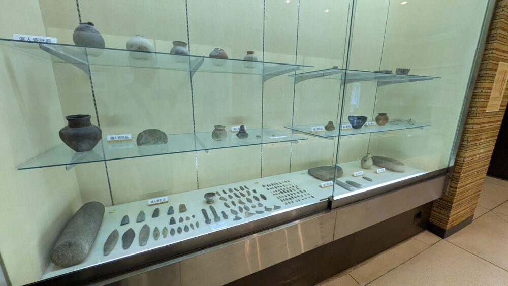 木造亀ヶ岡考古資料室の矢じり