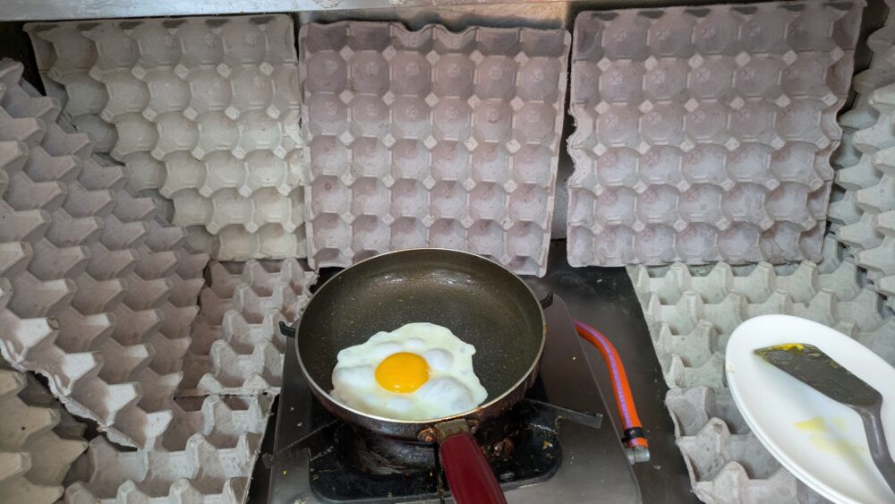 五六島ナッチポックンのナッコプセの目玉焼き