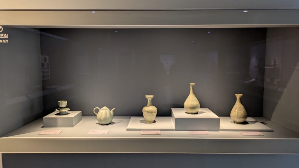釜山博物館の青磁器