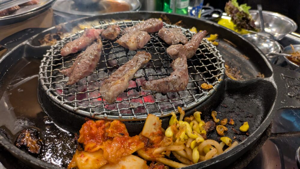 海雲台のオバンジャンの牛肉