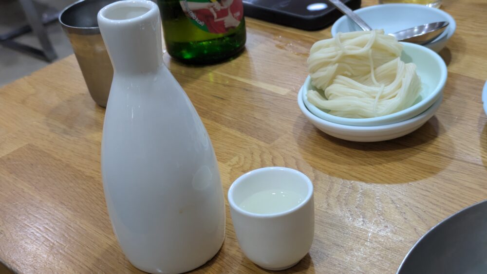 南浦参鶏湯のお酒