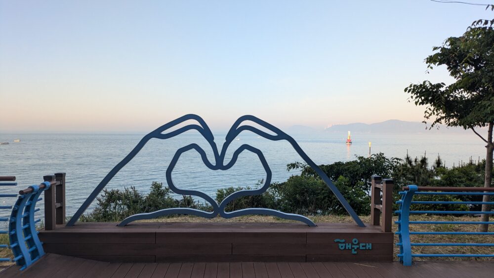海雲台ブルーラインパークのフォトスポット