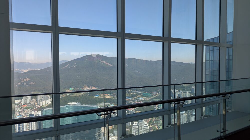 釜山エックスザスカイの絶景