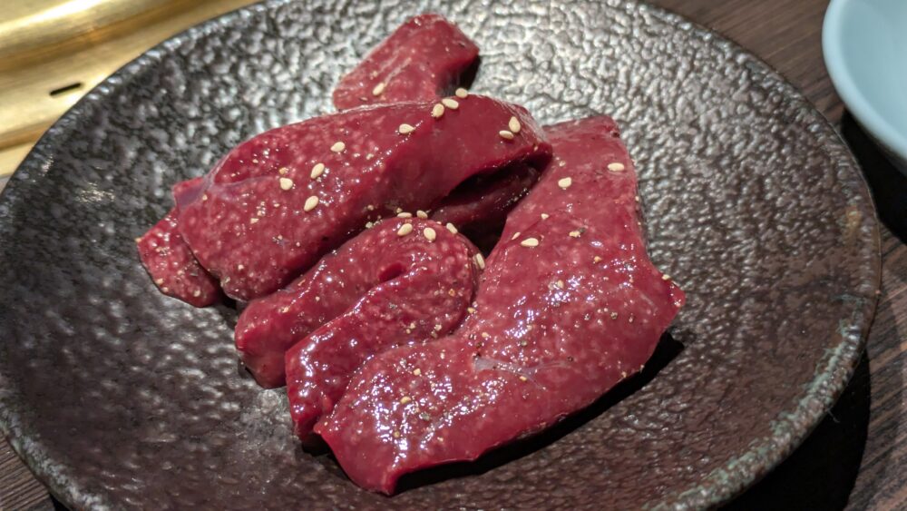 味楽亭のレバー