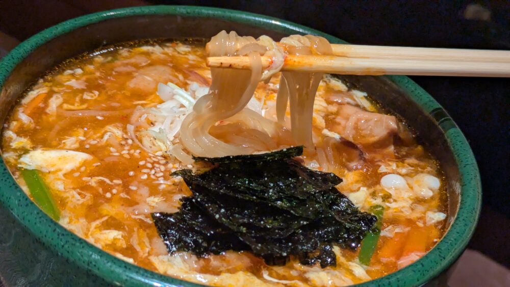 味楽亭の温麺