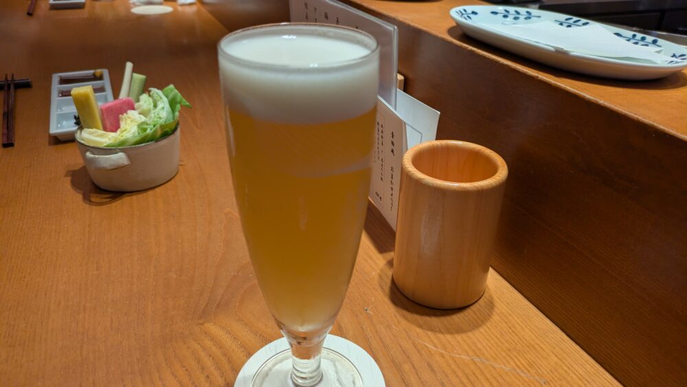 串揚げ青田風のプレミアムビール