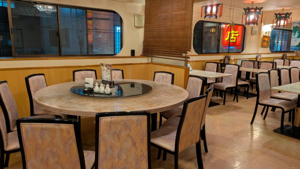 東海飯店大門本店の2階席