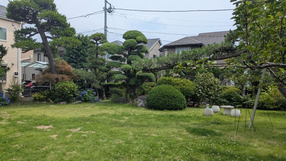 水木洋子邸の庭園