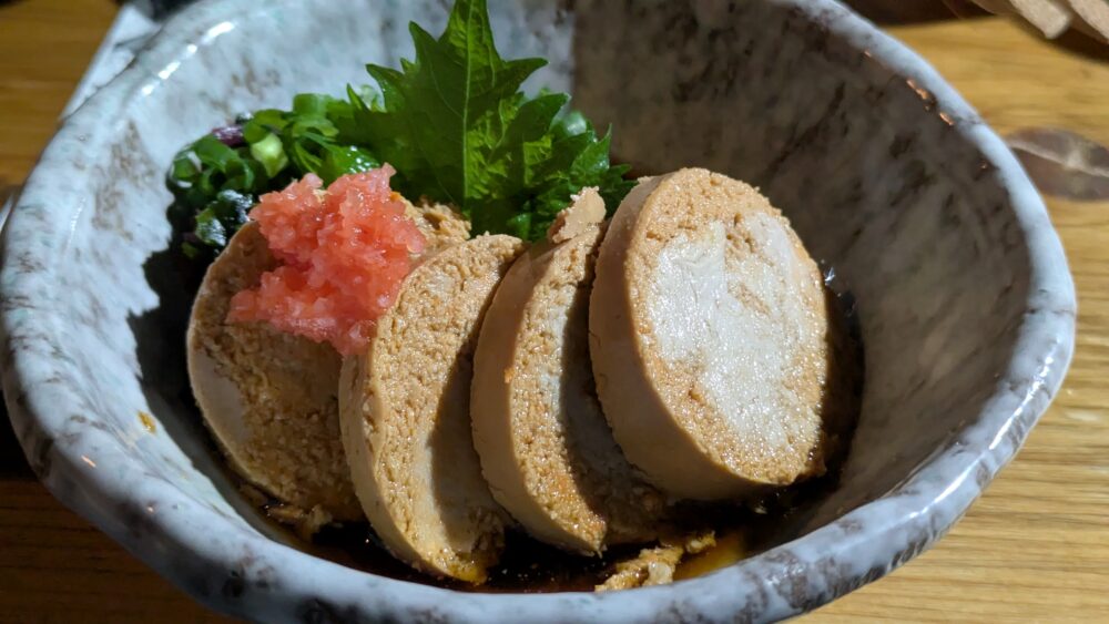 魚バカ一代新橋店のあん肝ポン酢