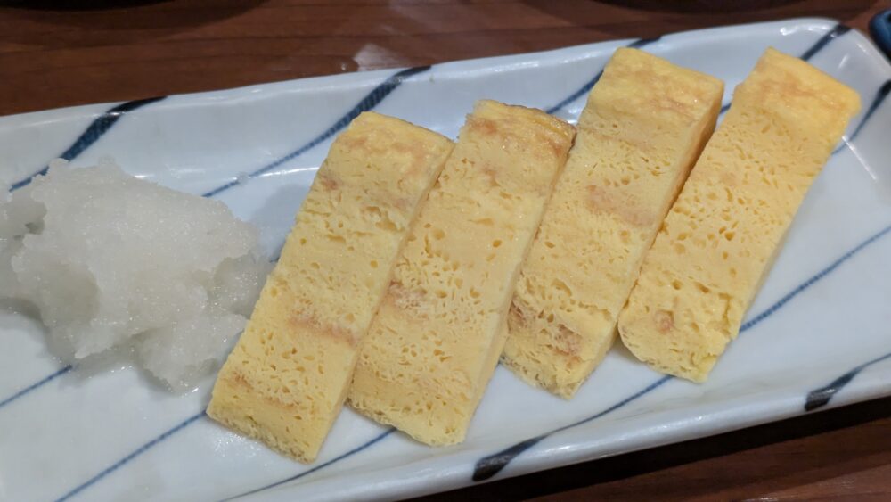 ます家芝大門店のだし巻き玉子