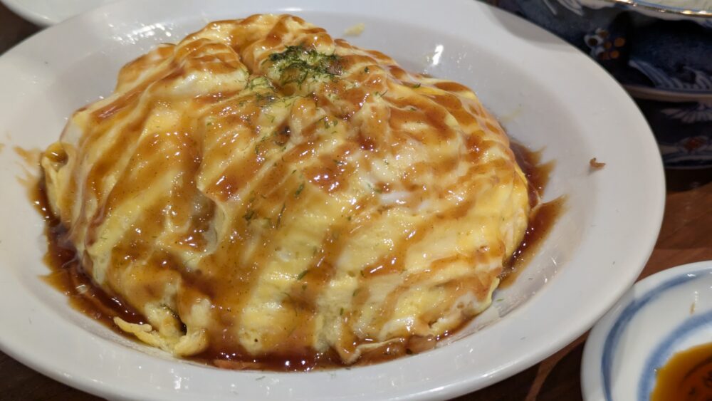 ます家芝大門店のオム焼きそば