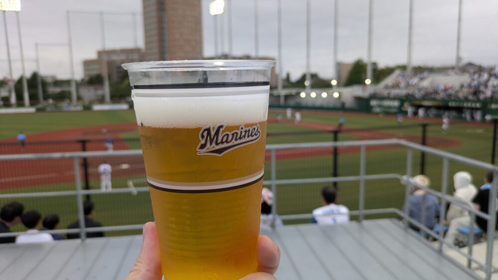 国府台スタジアムのビール
