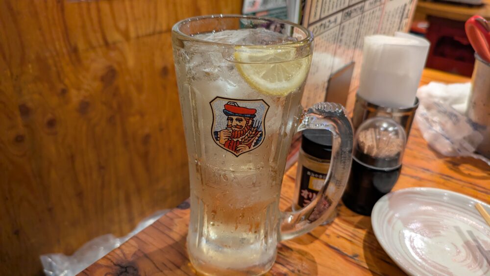 網焼きジンギスカン羊肉酒場悟大水道橋店のハイボール