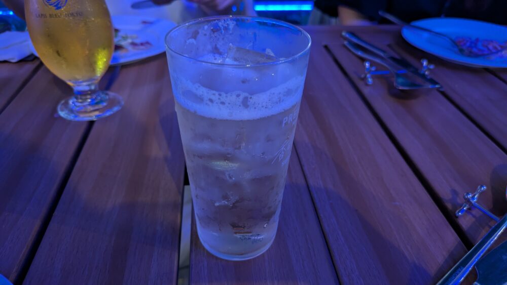 ラピスブルー有楽町のハイボール