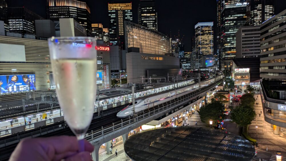 ラピスブルー有楽町のトレインビュー