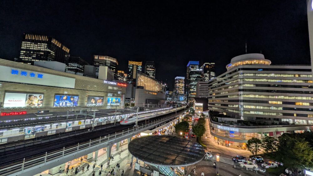 ラピスブルー有楽町のトレインビューは絶景