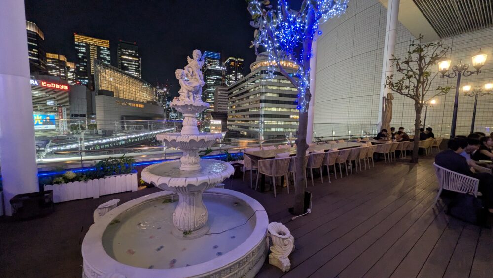 ラピスブルー有楽町のテラス