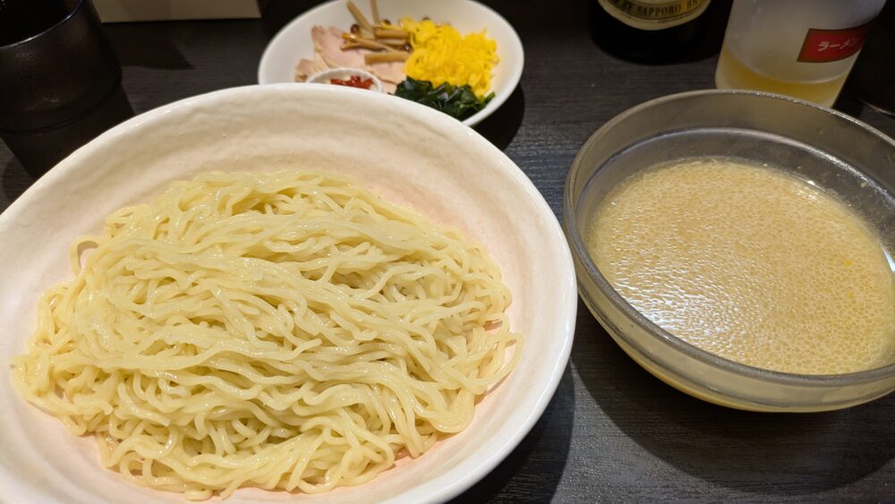 ラーメン大至の塩夏みかんつけ麺