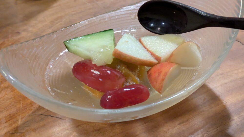 基別邸古楽庵のゼリー
