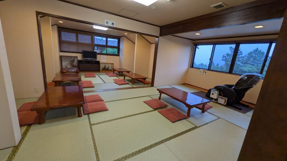 富士八景の湯の休憩室