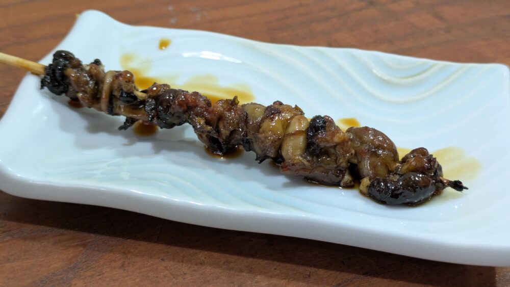 うなぎ前むらの肝串