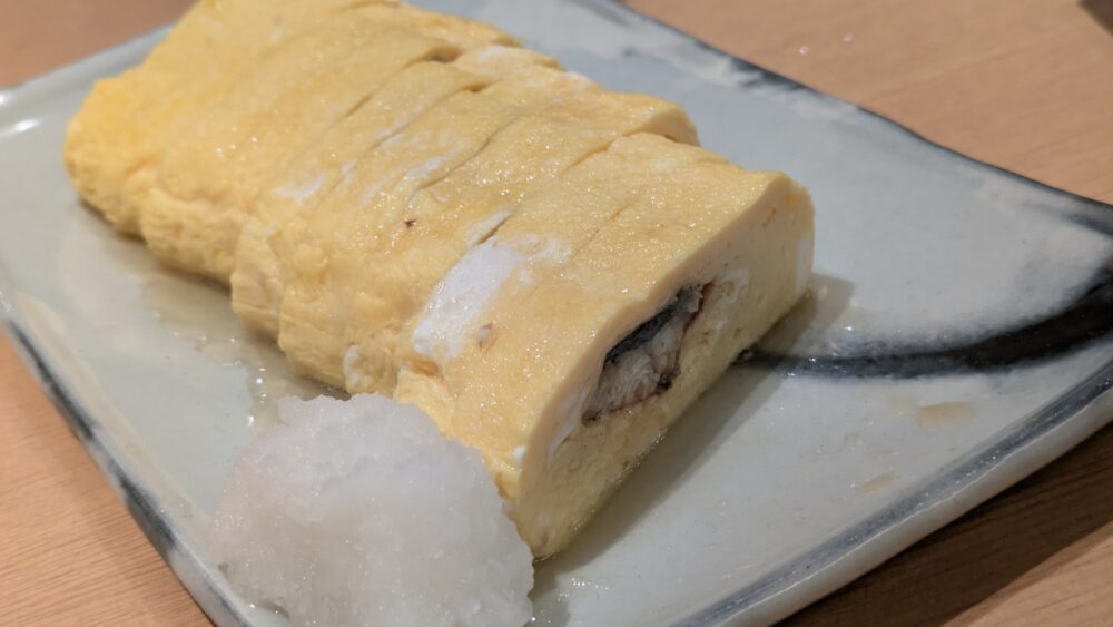 庄や目黒408店の鰻の出汁巻き玉子