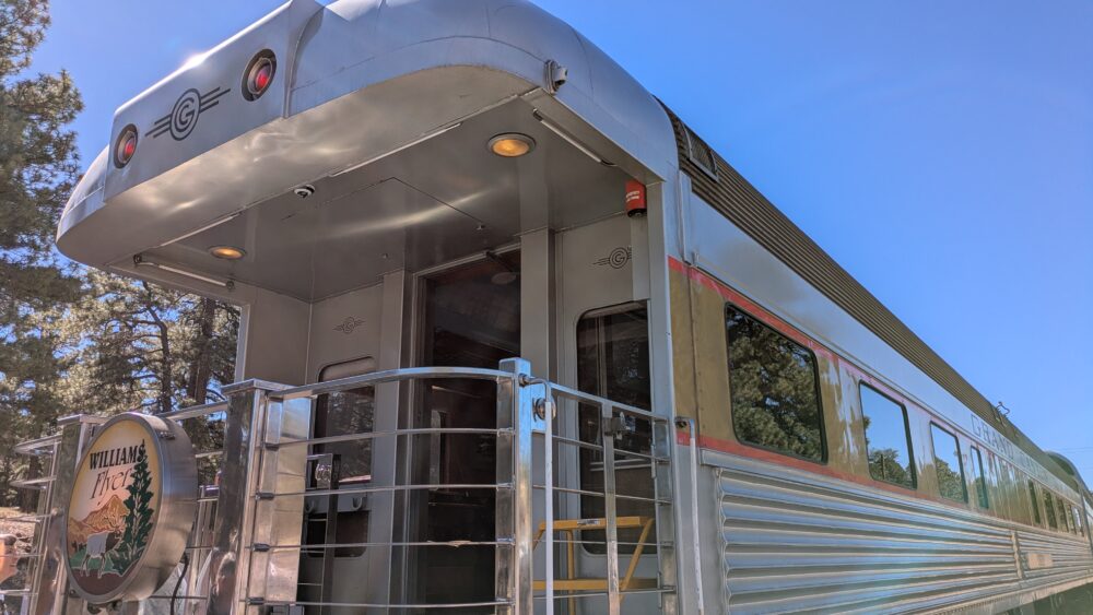 グランドキャニオン鉄道の展望車