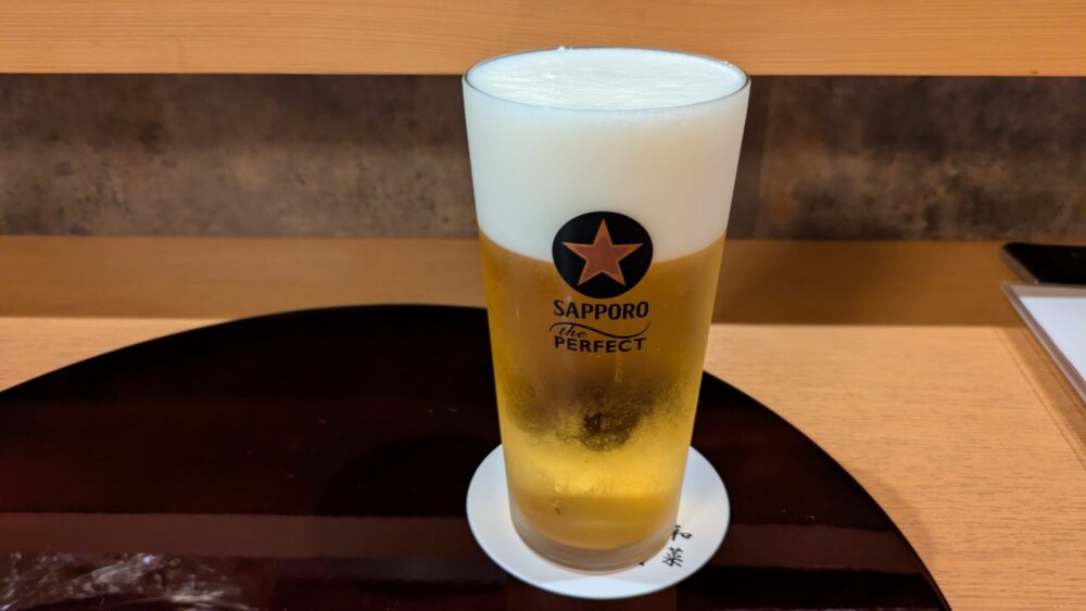 和菜結のビール