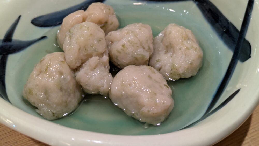 和菜結の生湯葉真丈のたいたん