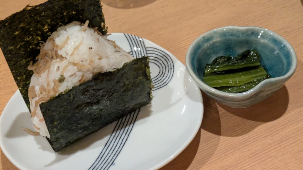 和菜結のじゃこおにぎり