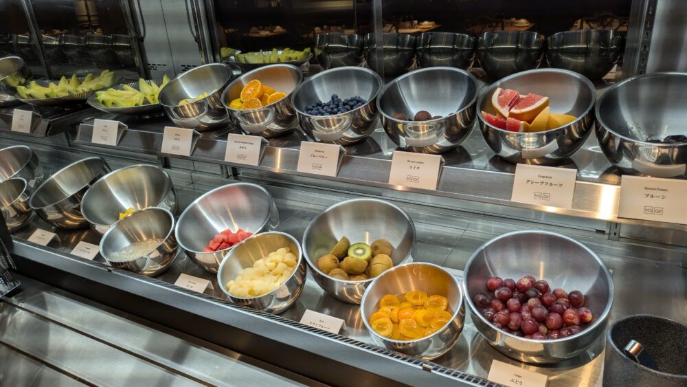 ニューオータニSATSUKIの最強の朝食のフルーツ
