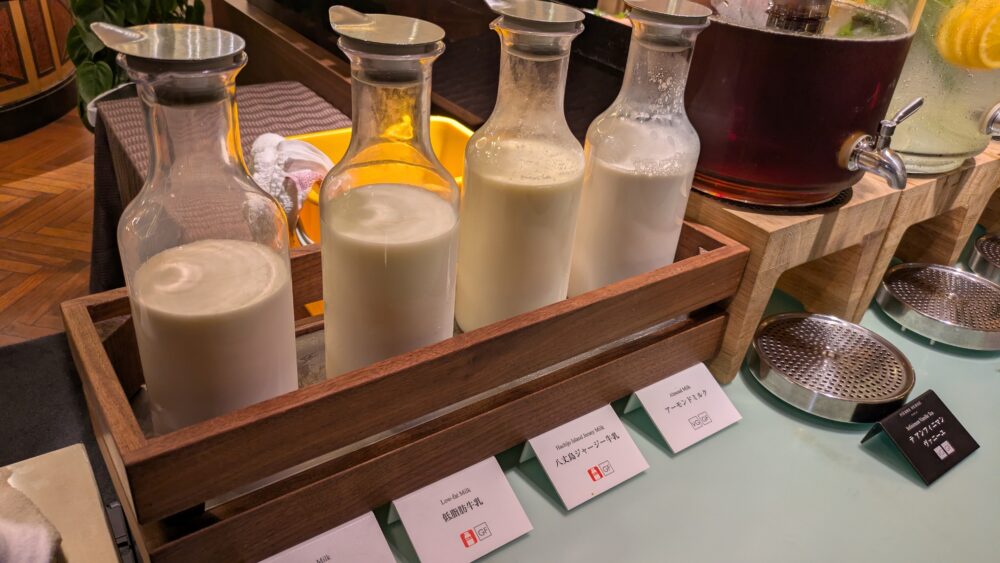 ニューオータニSATSUKIの最強の朝食のドリンク