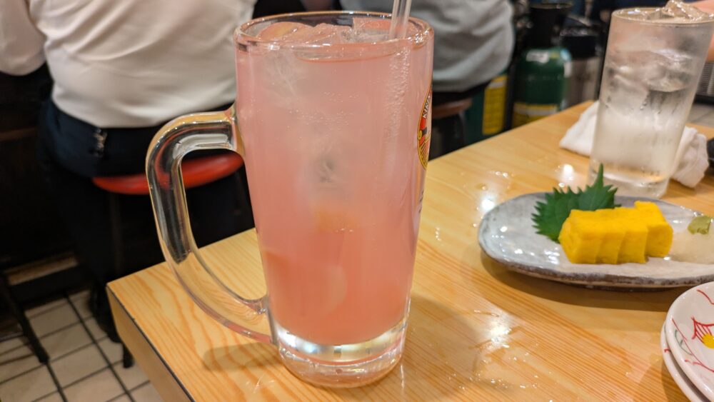 まる福の岩下の新生姜サワー