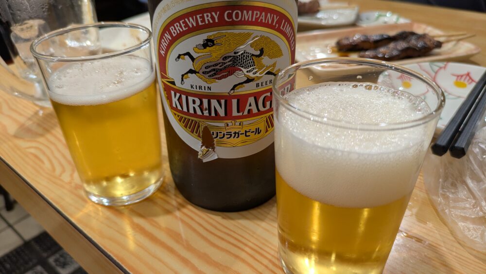 まる福の瓶ビール
