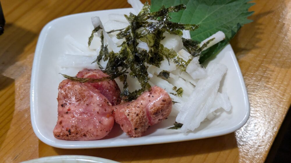 やきとり三吉神田北口店のたらこ