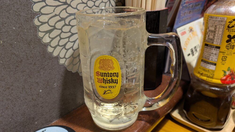 やきとり三吉神田北口店の角ハイボール